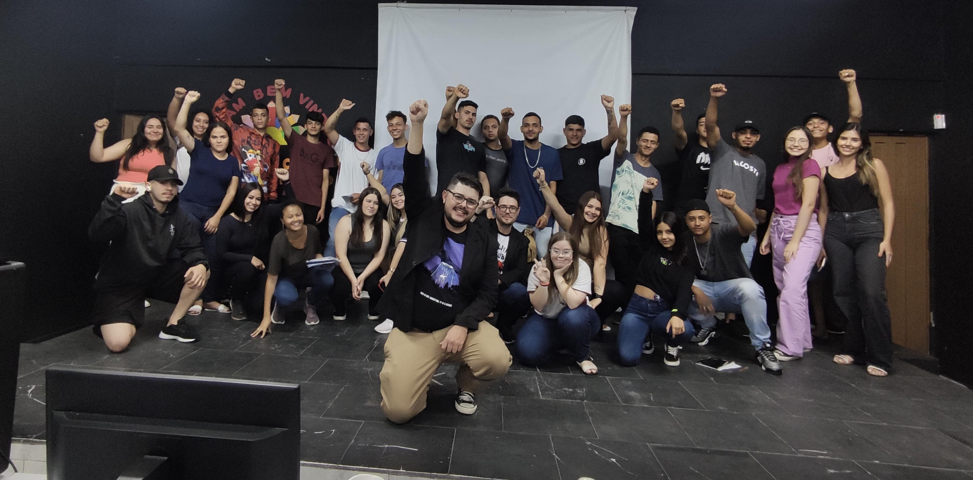 Turma de workshop com Pedro Andrade